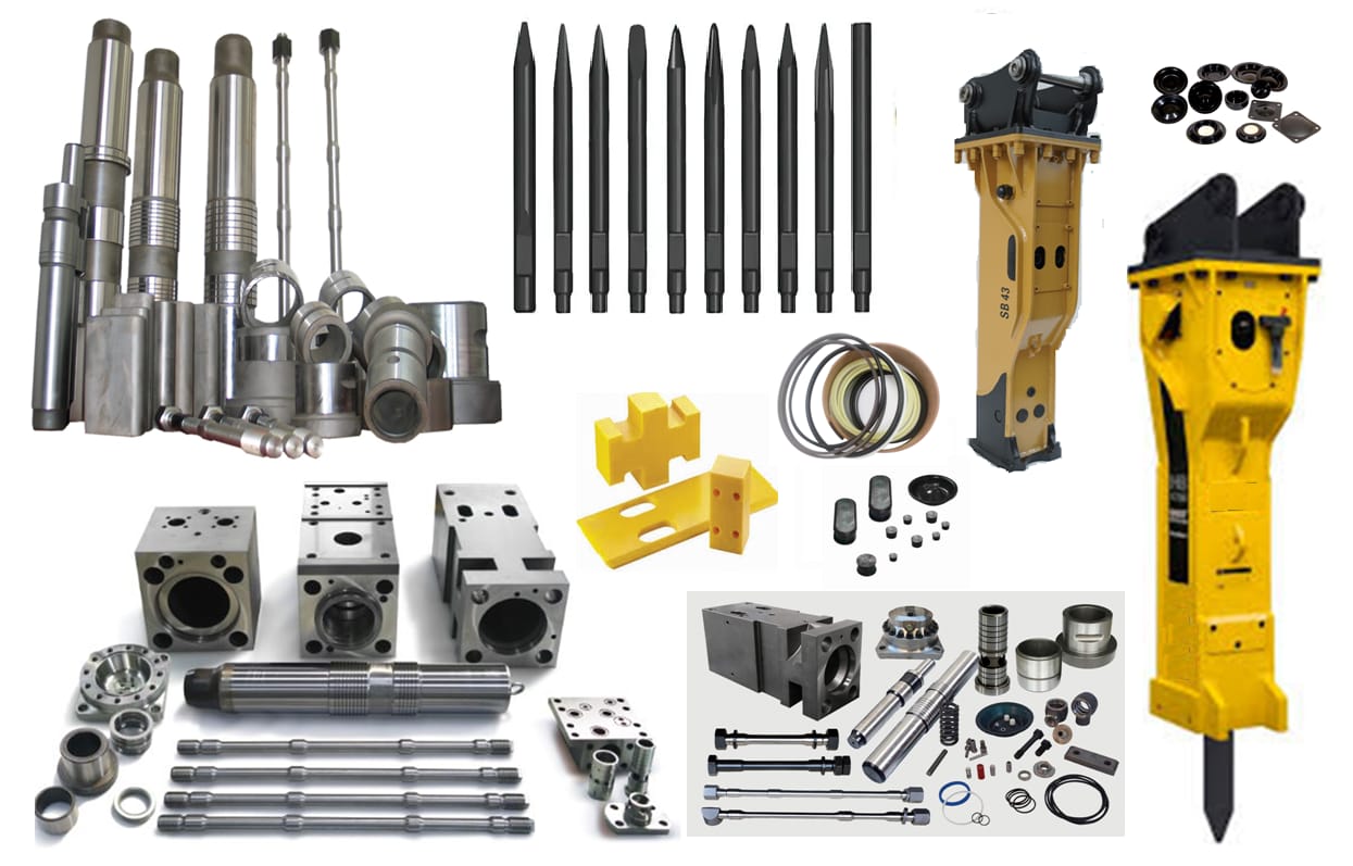 Rock Breaker Assemblies and Spares
